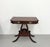 Mid 20th Century Vintage Double Harp Mahogany Lyre-Base Console Table For Sale - Image 5 of 6