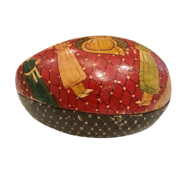 Antique Papier Mâché Egg Box Chairish