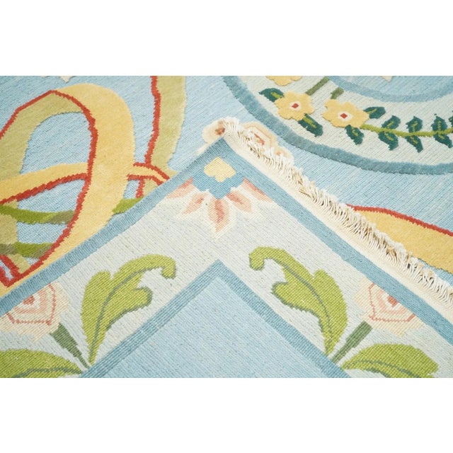 Turkish Sumak Rug 6' x 9'.