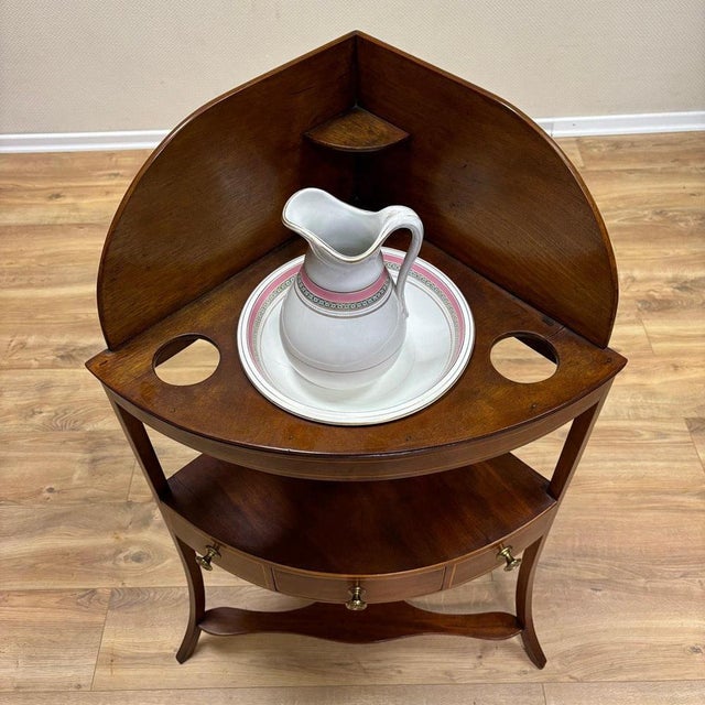 Antique Corner Washbasin, England For Sale - Image 3 of 13