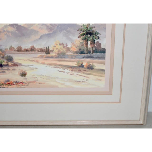 Impressionist James Lee Sonoran Desert Landscape Oil Painting For Sale - Image 3 of 9