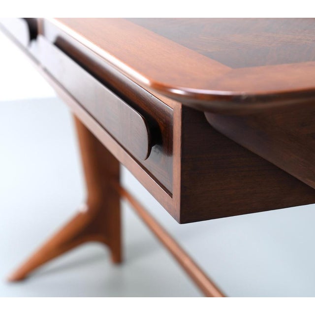 Console in Walnut attributed to Ico & Luisa Parisi, Italy, 1950s For Sale - Image 6 of 16