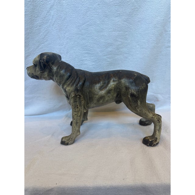1940s Cast Iron Ginormous Mastiff For Sale - Image 10 of 11