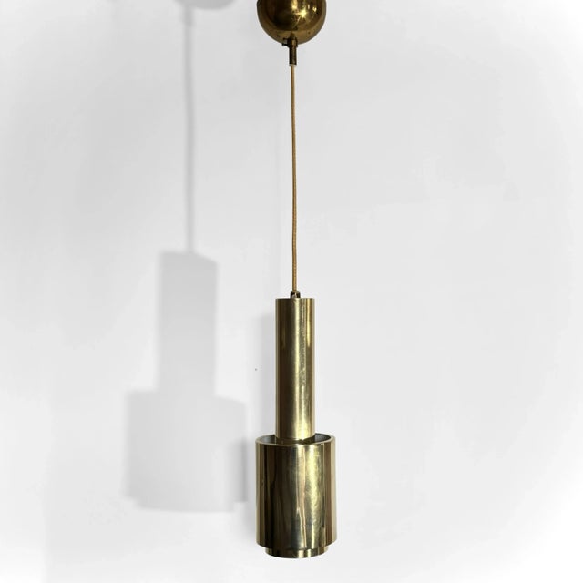 Gold Mid-Century Hand Grenade Pendant Lamp from Asea, 1950s For Sale - Image 8 of 11