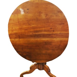 Late 1800s Antique Tilt Top Dining Table For Sale