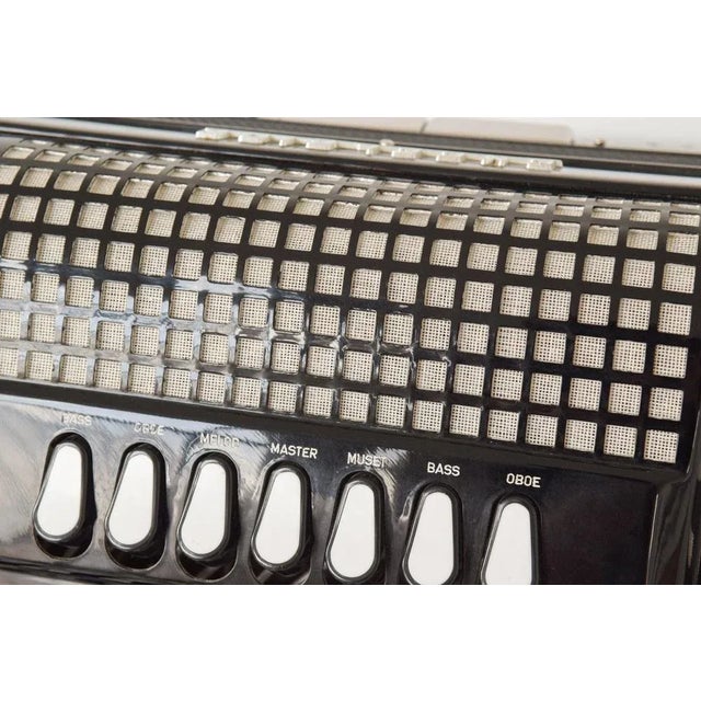 Vintage Black Mod. 304 Excelsior Accordion For Sale - Image 9 of 18