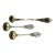 1859 Tiffany & Co Sterling Silver Condiment Ladle and Master Salt Spoons For Sale