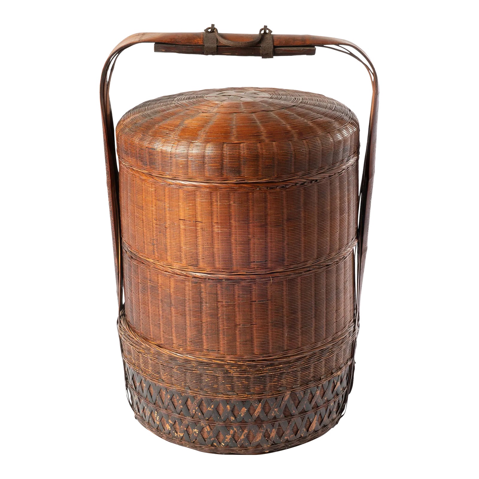 Antique Chinese Wedding Basket | Chairish