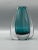 1960s Mid-Century Modern Blue Art Glass Vase For Sale - Image 5 of 13