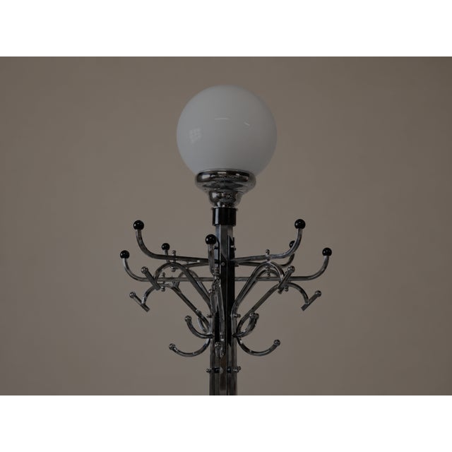 Large Art Deco Coat Rack/Floor Lamp, 1920s For Sale - Image 4 of 15