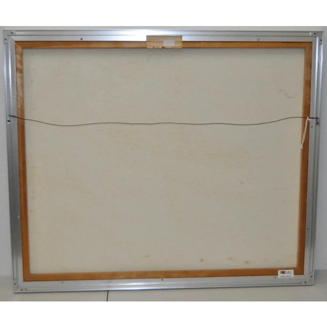 1970s David Fortney (American, 20th C.) "Dark Star" Original Oil Painting C.1970 For Sale - Image 5 of 6