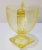 Indiana Glass Company 1930s Indiana Horseshoe Yellow Footed Open Sugar For Sale - Image 4 of 12