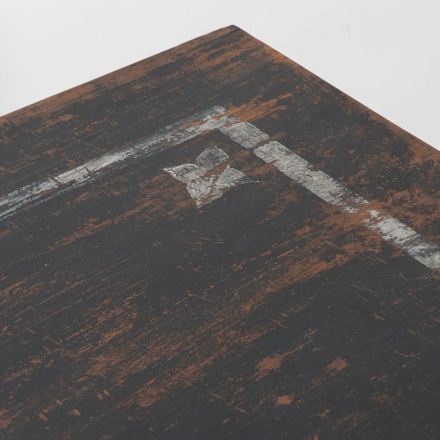 19th Century Danish Painted Baroque Library Writing Table Console For Sale - Image 4 of 18