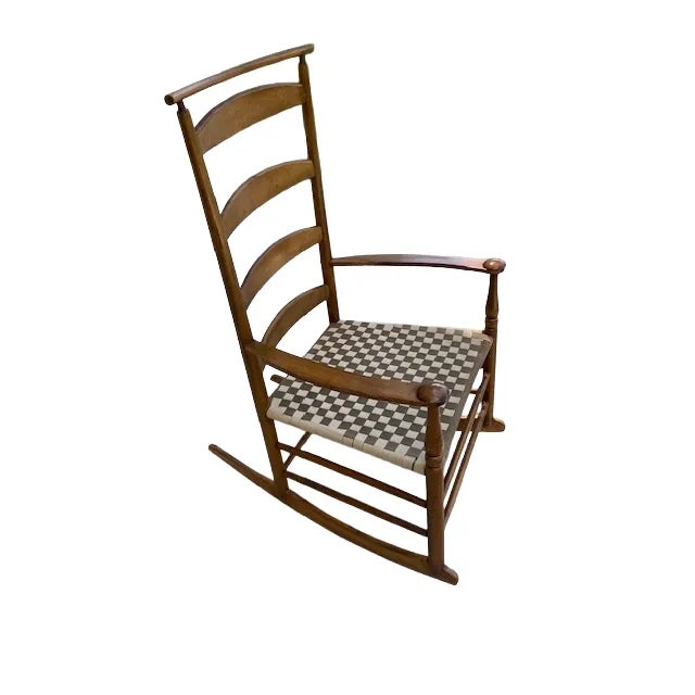 American Vintage Shaker Style Rocker For Sale - Image 3 of 8