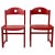 Set of Red Painted Children's Chairs, 1970s For Sale - Image 9 of 9