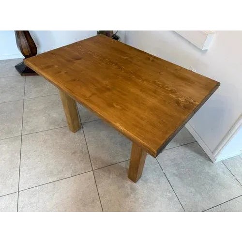 Farmhouse Table in Spruce For Sale - Image 6 of 9