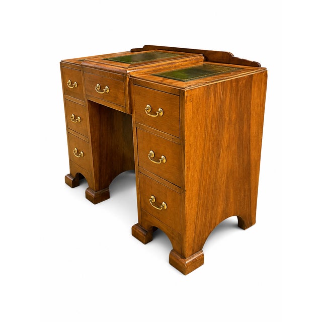 Small English Secretary Desk with Drawers, 1960s For Sale - Image 6 of 7