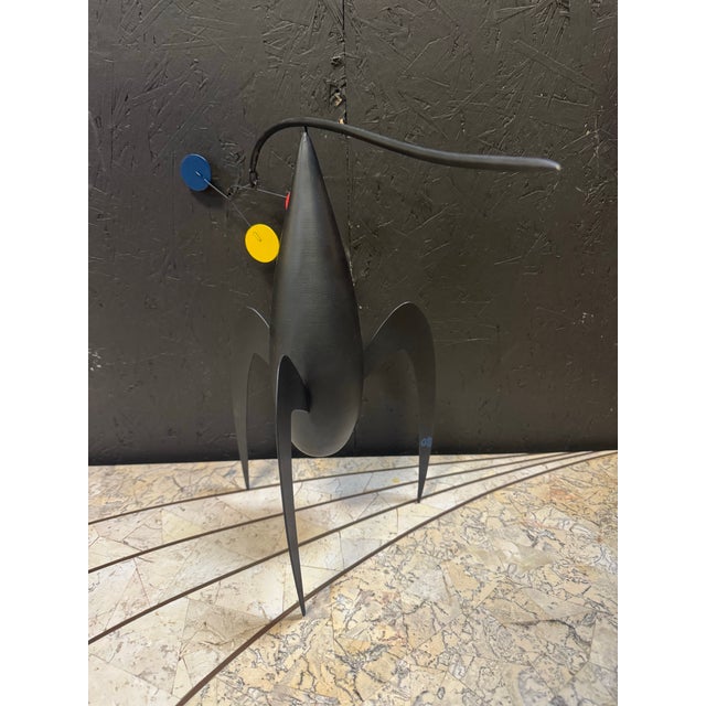 Mid-Century Modern Vintage Mobile Sculpture by Graham Sears Signed For Sale - Image 3 of 7