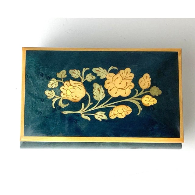 Vintage Swiss Reuge Jewelry Music Box, Anniversary Song, Donauwellen and Les Flots du Danube. Purchased in Germany, 1990....