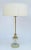 C.1980's Frederick Cooper Crystal, Brass & Green Marble Table Lamp With Silk/Rayon Shade For Sale - Image 13 of 13