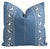 2020s Designer Lisa Fine Indigo Blue Baroda II Feather/Down Pillow For Sale - Image 5 of 5