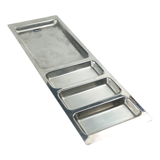 Four-Compartment Serving Tray from Vemi, Italy, 1970 For Sale