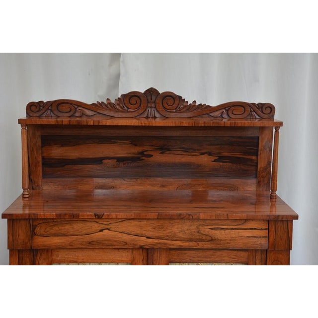 Brown Antique English William IV Chiffonier, 1840 For Sale - Image 8 of 18