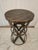 Mid-Century Modern Mid Century Modern X Design Hand Hammered Side Table For Sale - Image 3 of 9