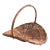 Vintage European Flower Gathering Basket For Sale