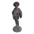 Antique French Spelter Musketeer Sculpture Attributed to Auguste Moreau, C. 1890–1910 as Is For Sale