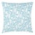 The House Of Scalamandré Telly Square Pillow In Blueskies For Sale