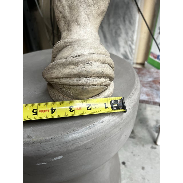 Up for consideration is a beautiful vintage concrete praying hands sculpture. This would look lovely in your home, and it...
