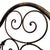 19th Century Bristol Wrought Iron Headboard with Floral Motifs, United Kingdom, 1890s For Sale - Image 15 of 18