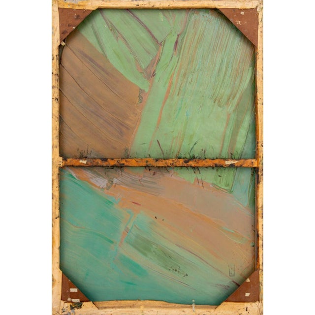 Andy Miller Abstract Composition Oil on Canvas For Sale - Image 4 of 5