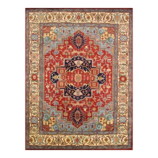 Serapi Wool Rust Area Rug- 4' 0'' X 6' 3'' For Sale