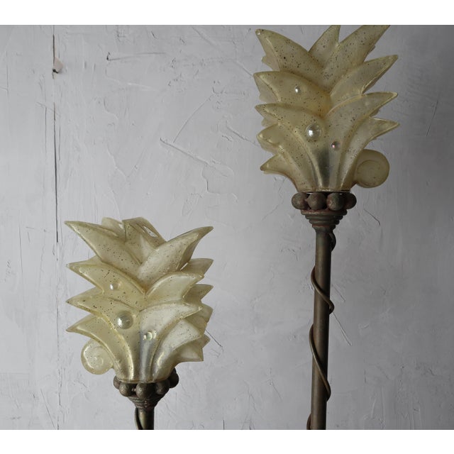 Pair of Art Deco Styled Floor Lamps by Carlos De Anda For Sale - Image 4 of 10