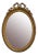 Antique Louis XVI Oval Mirror, 1890s For Sale
