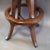 Wood 1930s Vintage Solid Oak and Leather Workshop Drafting Stool For Sale - Image 7 of 8