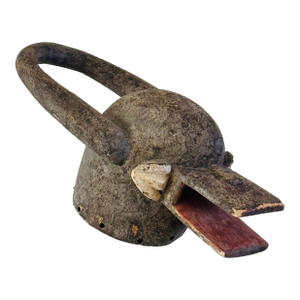 20th Century Chamba Bush Cow Mask From Nigeria