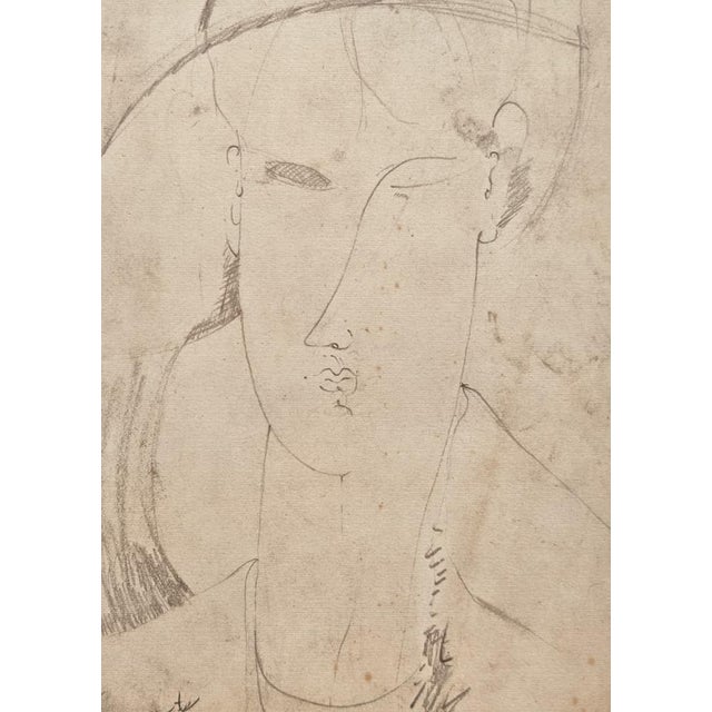 A. Modigliani, Ritratto / Portrait, Lithograph For Sale - Image 3 of 8