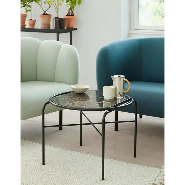 Contemporary Caper Three Seater in Sprinkles Latte by Warm Nordic For Sale - Image 3 of 11