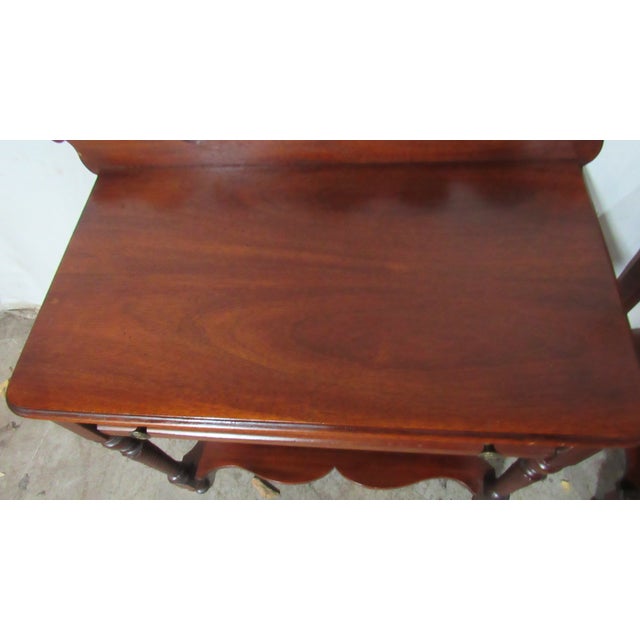 1980s Pair Rare Lexington Nightstands Tables Cherry Amazing For Sale - Image 9 of 10