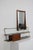 This Italian set, consisting of a mirror and a console, dates from the 1950s and was designed by Eugenia Alberti Reggio....