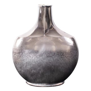 Advik Polished Silver Vase- Tall For Sale