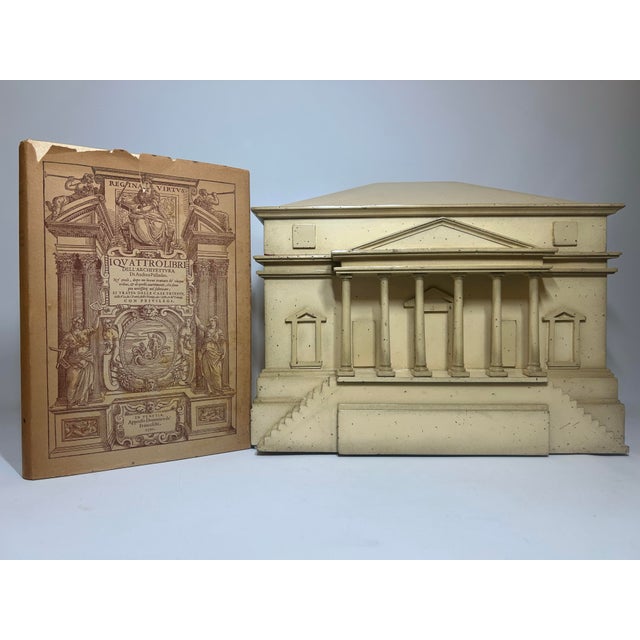 Late 20th Century Storage Box, Architectural Models Palladian Style Decorative Jewelry Casket With Removable Roof and Secret Drawer - 2 Pieces For Sale - Image 11 of 12