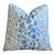 Textile Pindler & Pindler Blue Animal Cat Print Tatnall Feather/Down Pillow 20" Square For Sale - Image 7 of 7