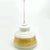 Brass and Glass Pendant Lamp from Polam, 1980s For Sale - Image 4 of 6