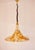 Metal Tulip Cosack Pendant Lamp in Brass and Acrylic, 1970s For Sale - Image 7 of 9