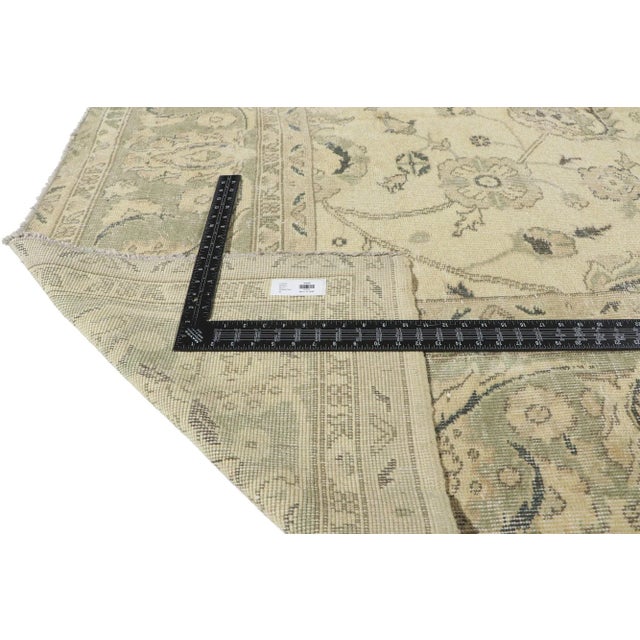 Beige Vintage Turkish Sivas Rug - 9'11 X 13'02 For Sale - Image 8 of 11