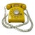 Vintage 1970s Western Electric 500dm Yellow Rotary Phone | Retro Bell System Landline | Mid-Century Modern Decor | Tested & Working For Sale